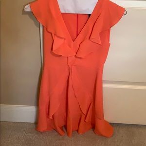Bcbgmaxarzia ruffle dress-only worn once